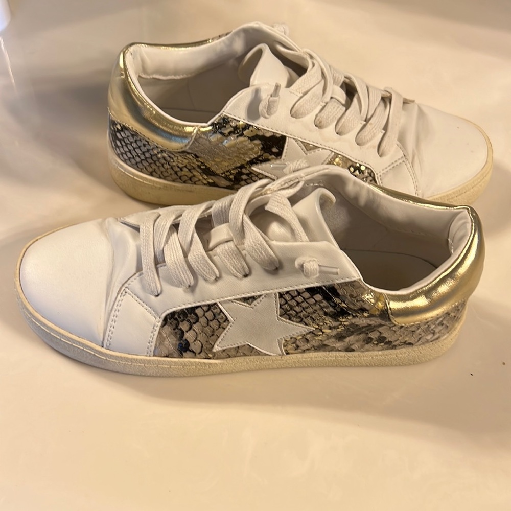 Madden Girl sneakers- snake print. Great condition!
